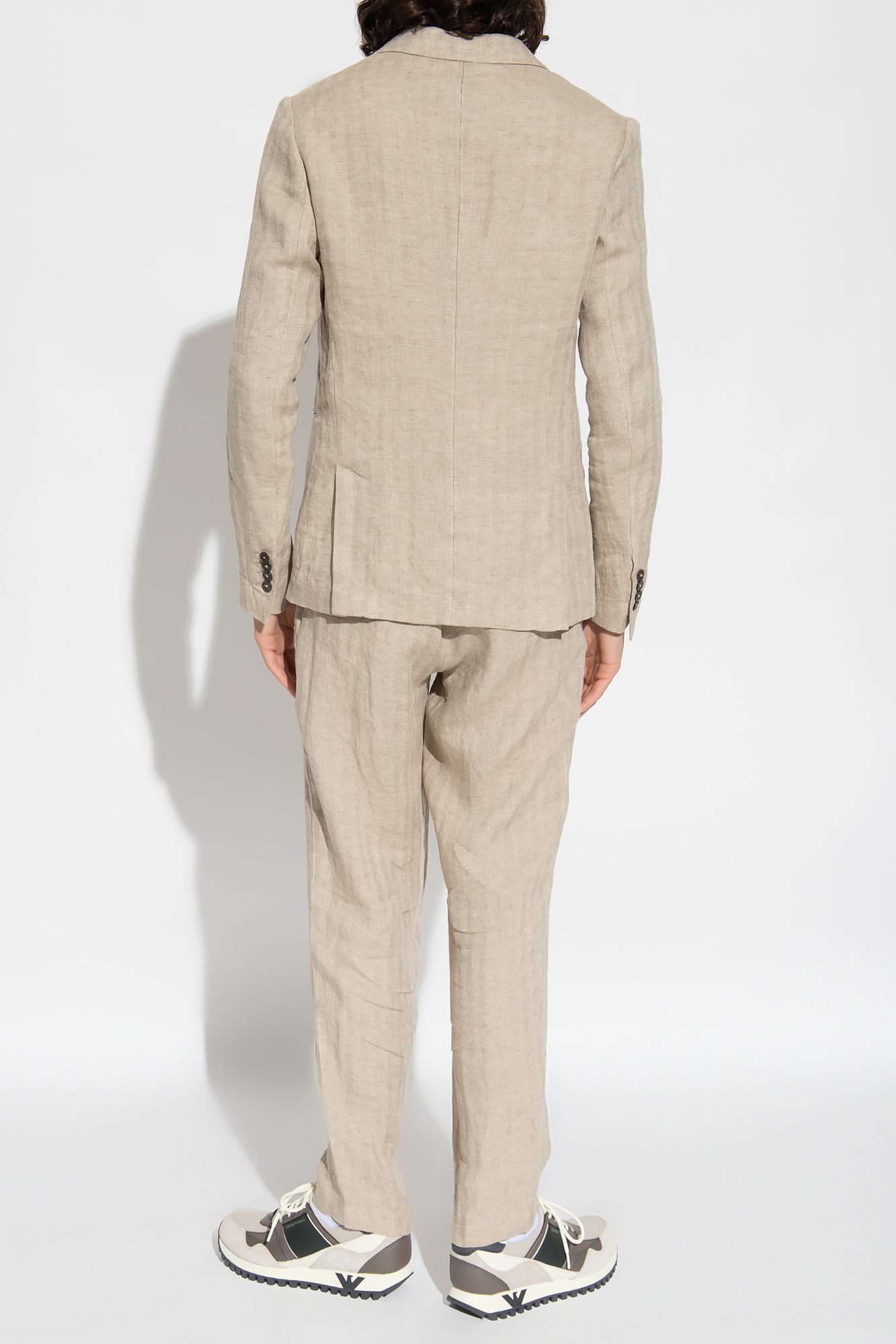 Emporio Armani Linen suit Men s Clothing Vitkac